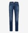 Brax Chris Slim 5-Pocket Heritage Denim Jeans Worn Blue Used