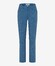 Brax Chuck Summerlight Flex Minimal Pattern Broek Dusty Blue