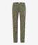 Brax Cooper Fusion Flex 5-Pocket Fine Texture Pattern Broek Olive