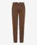 Brax Cooper Uni Soft 5-Pocket Cotton Subtle Stretch Broek Nougat Brown