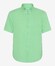 Brax Dan Pure Linen Short Sleeve Uni Color Shirt Macaron