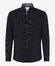 Brax Daniel Mini Pepita Check Button Down Soft Light Flanel Overhemd Coal