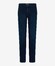 Brax Fabio Chino Denim Flat-Front Jeans Dark Blue Used