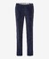 Brax Fabio Chino Flat-Front Soft Touch Corduroy Blue Planet Ribbroek Monochrome