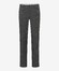 Brax Fabio Mini Check Wool Look Broek Grafiet