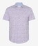 Brax Hardy Fine Jersey Minimal Fantasy Pattern Shirt Coral