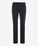 Brax Jim Flat-Front Broken Twill Thermo Concept Broek Navy