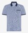 Brax Paddy Two-Tone Fine Piqué Poloshirt Universe