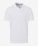 Brax Pete Hi-Flex Piqué Pima Cotton Blend Polo Wit