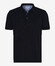 Brax Pete Hi-Flex Piqué Pima Cotton Blend Poloshirt Black