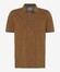 Brax Pete Hi-Flex Piqué Poloshirt Camel