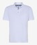 Brax Pete Uni Color Hi-Flex Piqué Poloshirt White