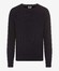 Brax Rick Texture Knit Crew Neck Pullover Dark Navy