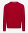 Brax Rick Uni Color Texture Knit Crew Neck Pullover Fire