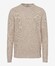 Brax Rick Uni Fine Texture Knit Pullover Cosy Linen