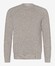 Brax Rob Uni Color Crew Neck Pullover Light Camel