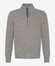 Brax Steffen Troyer Zip Collar Two-Tone Mouliné Pullover Platinum