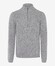 Brax Steffen Zip Wool Blend Pullover Platinum