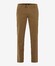 Brax Thilo Modern Cotton Blend Flat Front Broek Beige