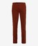 Brax Thilo Modern Cotton Blend Flat Front Broek Rood