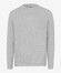 Brax Timon Long Sleeve Interlock Jersey Organic Cotton T-Shirt Platinum
