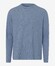 Brax Timon Long Sleeve Interlock Jersey Organic Cotton T-Shirt River