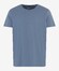 Brax Tony Short Sleeve Fine Jersey Crew Neck T-Shirt Smoke Blue