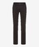 Brax Torge Flat-Front Rich Soft Feel Cotton Broek Anthracite