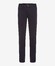 Brax Torge Flat-Front Rich Soft Feel Cotton Broek Navy