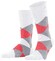 Burlington Clyde Check Socks White-Grey