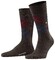 Burlington Edinburgh Socks Dark Brown