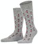 Burlington Guard Fantasy Check Socks Light Grey