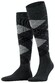 Burlington King Argyle Socks New Grey