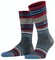 Burlington Striped Socks Socks Marine