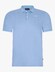 Cavallaro Napoli Andrio Subtle Stretch Cotton Poloshirt Mid Light Blue