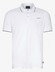 Cavallaro Napoli Andrio Uni Tipping Contrast Poloshirt White