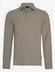 Cavallaro Napoli Marciano Uni Long Sleeve Polo Licht Groen