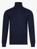 Cavallaro Napoli Merino Faux-Uni Roll Neck Pullover Dark Evening Blue