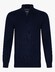 Cavallaro Napoli Merino Half Zip Pullover Dark Evening Blue