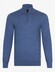 Cavallaro Napoli Merino Half Zip Pullover Pullover Mid Blue Melange