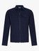 Cavallaro Napoli Zelo Zipper Single Breast Pocket Overshirt Dark Evening Blue