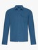 Cavallaro Napoli Zelo Zipper Single Breast Pocket Overshirt Grijsblauw