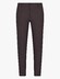 Cavallaro Napoli Zivoli Trousers Pants Deep Dark Brown Melange