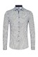 Desoto Dotted Pattern Overhemd Wit-Bruin