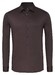 Desoto Kent Piqué Optics Jersey Overhemd Donker Bruin Melange