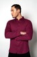 Desoto Kent Piqué Optics Jersey Overhemd Donker Roze