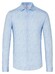 Desoto Linnen Look Knitted Cotton Overhemd Licht Blauw