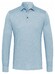 Desoto Long Sleeve Pique Optics Jersey Uni Poloshirt Light Blue