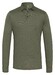 Desoto Long Sleeve Pique Optics Jersey Uni Poloshirt Olive