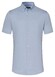 Desoto Luxury Short Sleeve Piqué Button Down Overhemd Licht Blauw
